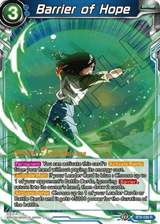 Barrier of Hope (BT9-036) - Universal Onslaught PreRelease Cards