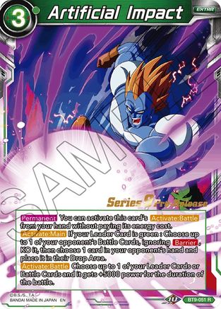 Artificial Impact (BT9-051) - Universal Onslaught PreRelease Cards