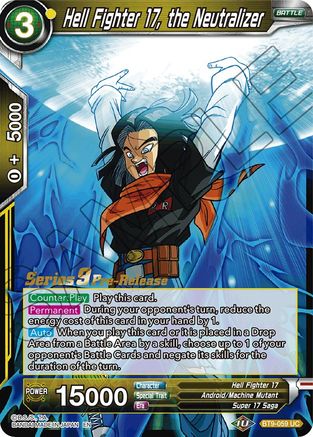 Hell Fighter 17, the Neutralizer (BT9-059) - Universal Onslaught PreRelease Cards