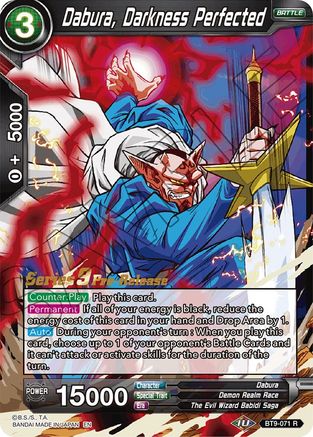 Dabura, Darkness Perfected (BT9-071) - Universal Onslaught PreRelease Cards