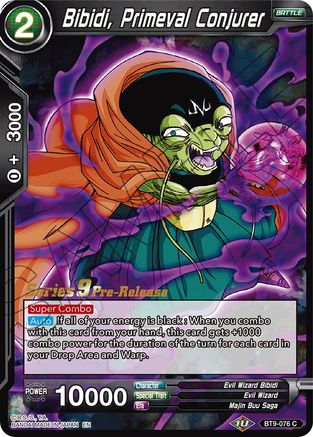 Bibidi, Primeval Conjurer (BT9-076) - Universal Onslaught PreRelease Cards