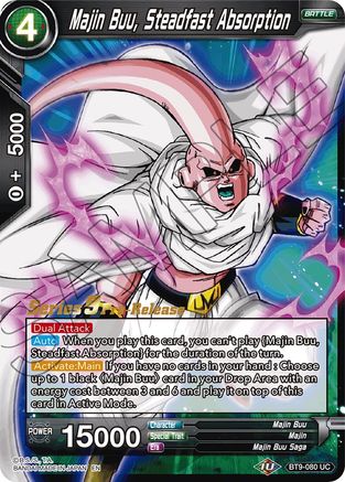 Majin Buu, Steadfast Absorption (BT9-080) - Universal Onslaught PreRelease Cards
