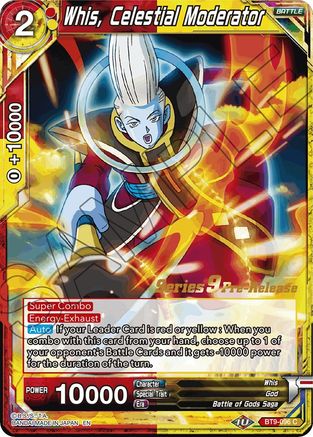 Whis, Celestial Moderator (BT9-096) - Universal Onslaught PreRelease Cards
