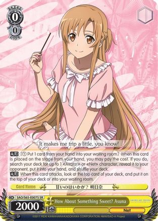 How About Something Sweet? Asuna (SR) (SAO/S65-E007S SR) - Sword Art Online -Alicization-