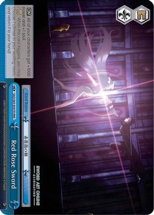 Red Rose Sword (RRR) (SAO/S65-E097R RRR) - Sword Art Online -Alicization-