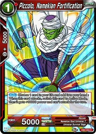 Piccolo, Namekian Fortification (DB2-004) - Draft Box 05 Divine Multiverse