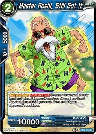 Master Roshi, Still Got It (DB2-035) - Draft Box 05 Divine Multiverse