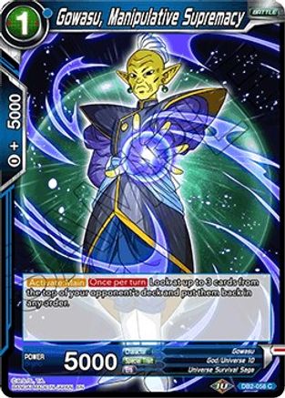 Gowasu, Manipulative Supremacy (DB2-058) - Draft Box 05 Divine Multiverse Foil