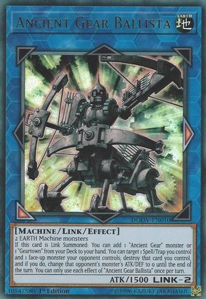 Ancient Gear Ballista (DUOV-EN010) - Duel Overload 1st Edition
