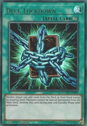 Deck Lockdown (DUOV-EN090) - Duel Overload 1st Edition