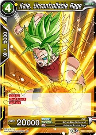 Kale, Uncontrollable Rage (DB2-102) - Draft Box 05 Divine Multiverse
