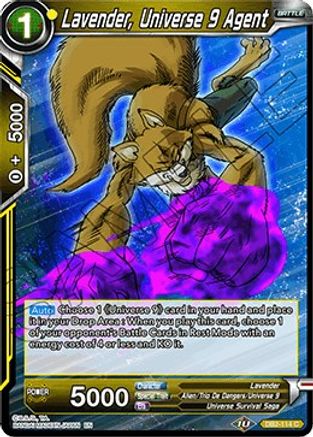 Lavender, Universe 9 Agent (DB2-114) - Draft Box 05 Divine Multiverse