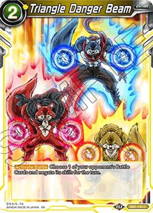 Triangle Danger Beam (DB2-130) - Draft Box 05 Divine Multiverse Foil