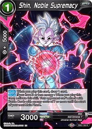 Shin, Noble Supremacy (DB2-136) - Draft Box 05 Divine Multiverse Foil