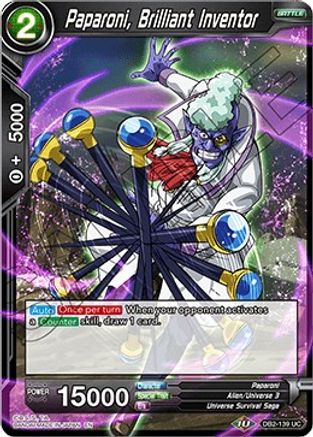 Paparoni, Brilliant Inventor (DB2-139) - Draft Box 05 Divine Multiverse