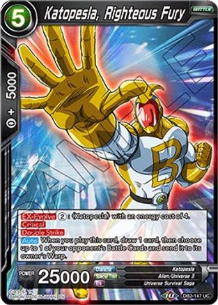 Katopesla, Righteous Fury (DB2-147) - Draft Box 05 Divine Multiverse Foil