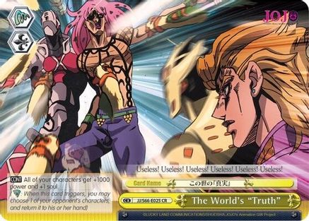 The World's "Truth" (JJ/S66-E025 CR) - JoJo's Bizarre Adventure: Golden Wind