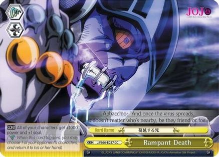 Rampant Death (JJ/S66-E027 CC) - JoJo's Bizarre Adventure: Golden Wind