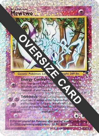 Mewtwo 0S4/S4 - Reverse Holofoil Jumbo Cards - Promo