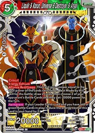 Liquiir & Korun, Universe 8 Destroyer & Angel (DB2-167) - Draft Box 05 Divine Multiverse
