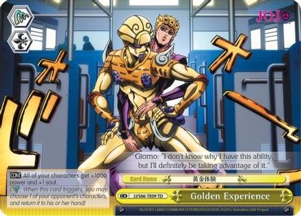Golden Experience (JJ/S66-TE09 TD) - JoJo's Bizarre Adventure: Golden Wind