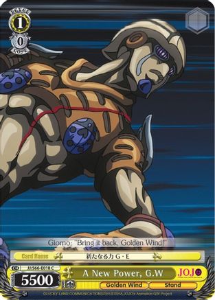 A New Power, G.W (JJ/S66-E018 C) - JoJo's Bizarre Adventure: Golden Wind