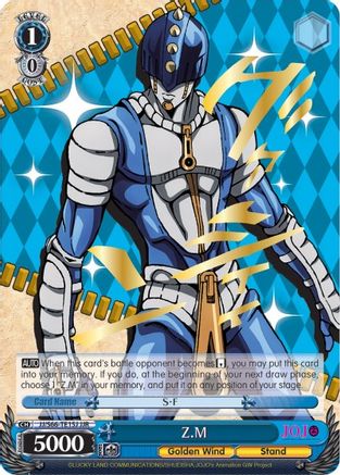 Z.M (JJR) (Gold Stamp) (JJ/S66-TE15J JJR) - JoJo's Bizarre Adventure: Golden Wind