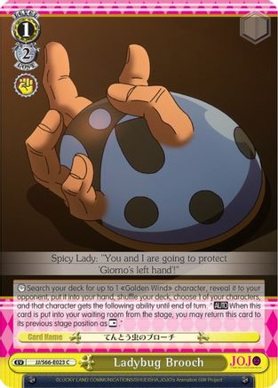 Ladybug Brooch (JJ/S66-E023 C) - JoJo's Bizarre Adventure: Golden Wind