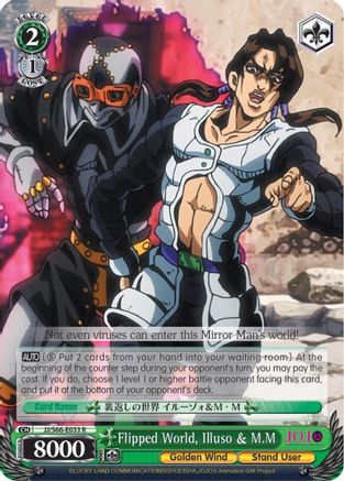Flipped World, Illuso & M.M (JJ/S66-E033 R) - JoJo's Bizarre Adventure: Golden Wind