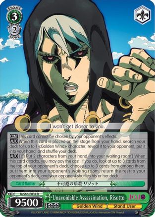 Unavoidable Assassination, Risotto (JJ/S66-E034 R) - JoJo's Bizarre Adventure: Golden Wind