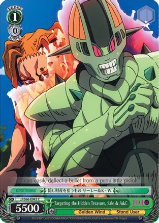 Targeting the Hidden Treasure, Sale & A&C (JJ/S66-E042 C) - JoJo's Bizarre Adventure: Golden Wind