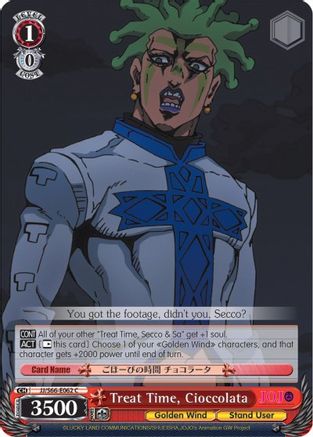 Treat Time, Cioccolata (JJ/S66-E062 C) - JoJo's Bizarre Adventure: Golden Wind
