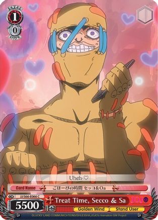 Treat Time, Secco & Sa (JJ/S66-E066 C) - JoJo's Bizarre Adventure: Golden Wind