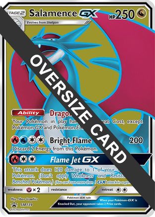 Salamence GX SM139 - Holofoil Jumbo Cards - Promo