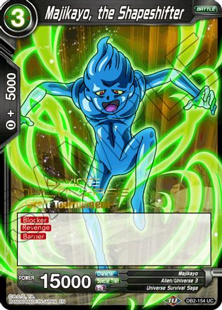 Majikayo, the Shapeshifter (Divine Multiverse Draft Tournament) (DB2-154) - Tournament Promotion Cards