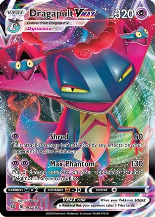 Dragapult VMAX 093/192 - Holofoil SWSH02 Rebel Clash - Ultra Rare