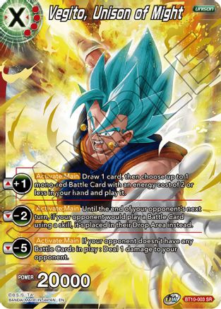 Vegito, Unison of Might (BT10-003) - Rise of the Unison Warrior