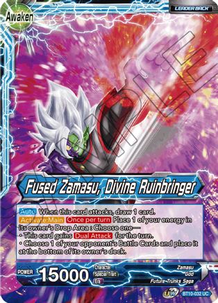 Fused Zamasu // Fused Zamasu, Divine Ruinbringer (BT10-032) - Rise of the Unison Warrior Foil