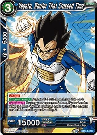 Vegeta, Warrior That Crossed Time (BT10-042) - Rise of the Unison Warrior Foil