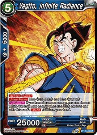 Vegito, Infinite Radiance (BT10-046) - Rise of the Unison Warrior Foil