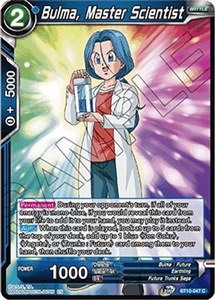Bulma, Master Scientist (BT10-047) - Rise of the Unison Warrior Foil