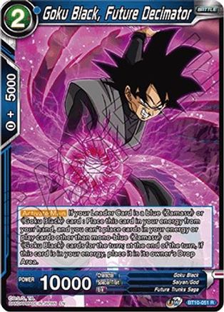 Goku Black, Future Decimator (BT10-051) - Rise of the Unison Warrior Foil