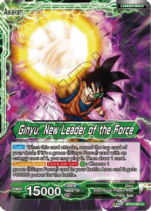 Ginyu // Ginyu, New Leader of the Force (BT10-061) - Rise of the Unison Warrior