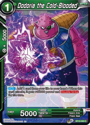 Dodoria the Cold-Blooded (BT10-083) - Rise of the Unison Warrior Foil