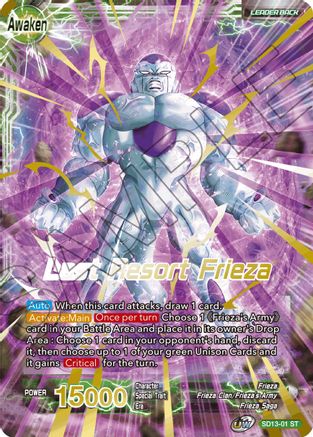 Frieza // Last Resort Frieza (SD13-01) - Rise of the Unison Warrior