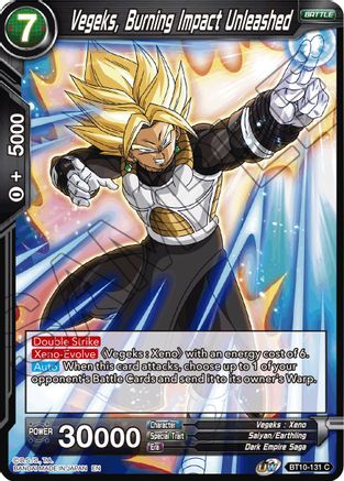 Vegeks, Burning Impact Unleashed (BT10-131) - Rise of the Unison Warrior