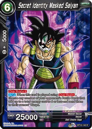 Secret Identity Masked Saiyan (BT10-140) - Rise of the Unison Warrior Foil