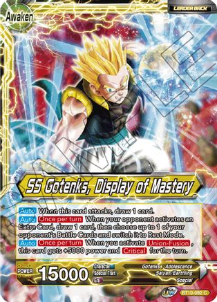 Gotenks // SS Gotenks, Display of Mastery (BT10-092) - Rise of the Unison Warrior Foil