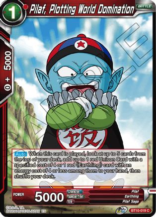 Pilaf, Plotting World Domination (BT10-019) - Rise of the Unison Warrior Foil