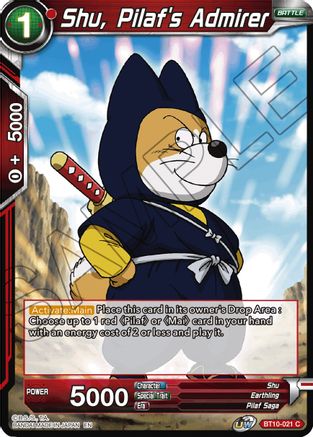 Shu, Pilaf's Admirer (BT10-021) - Rise of the Unison Warrior Foil